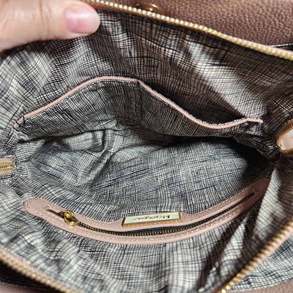 Miztique Purplish Pink Vegan Leather Convertible Crossbody Satchel Bag Purse - Picture 9 of 11